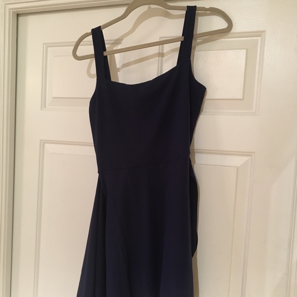Navy Blue Susana Monaco wrap dress